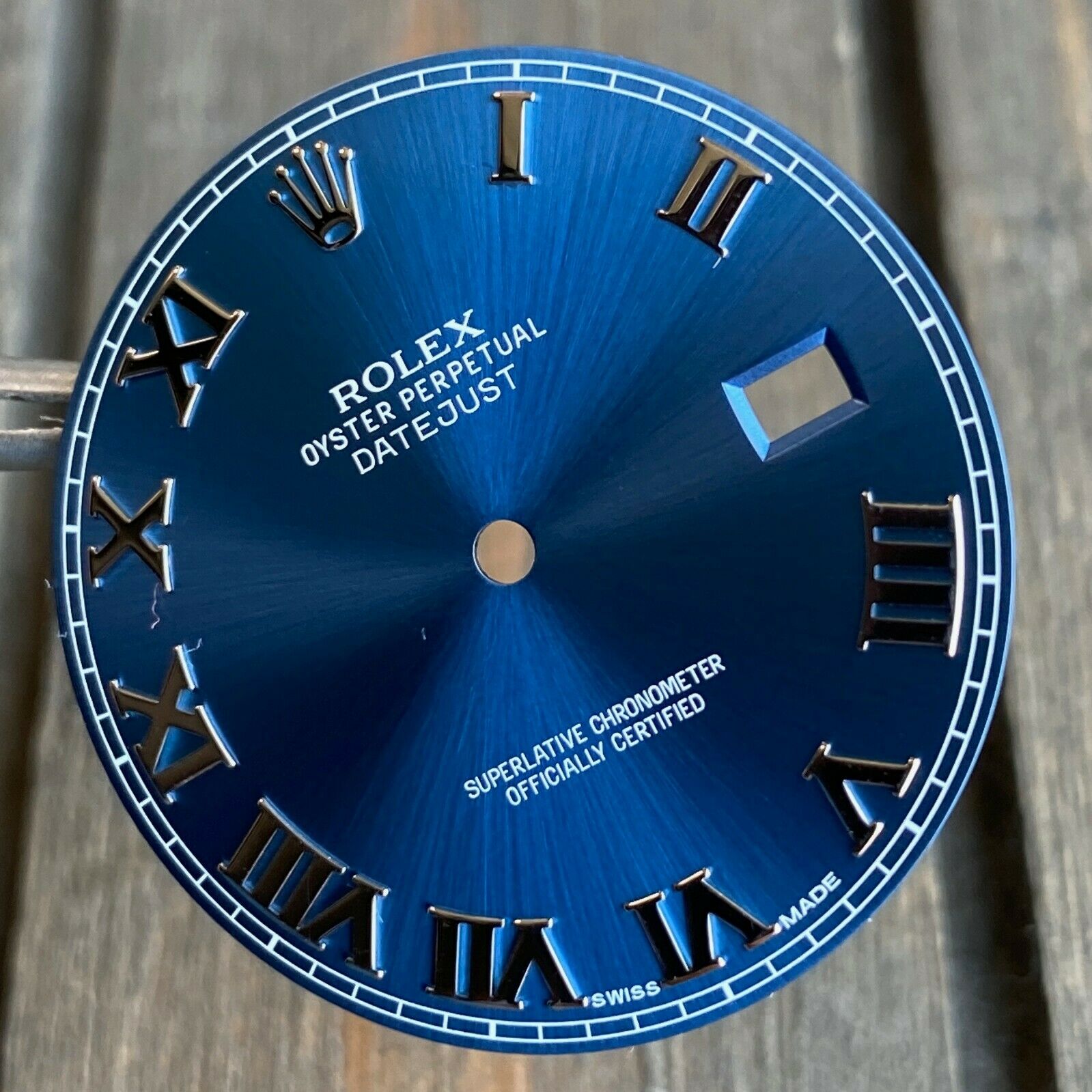 Rolex Datejust II 41mm Stainless Steel Blue Roman Numeral Dial - 116300 116334 - luxuriantconcierge